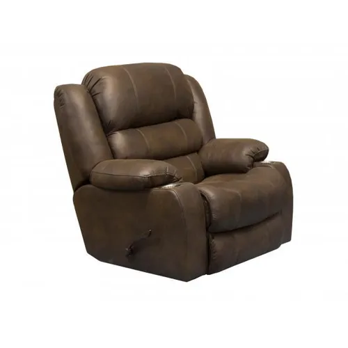 Beckley Rocker Recliner w/Cupholders - Walnut