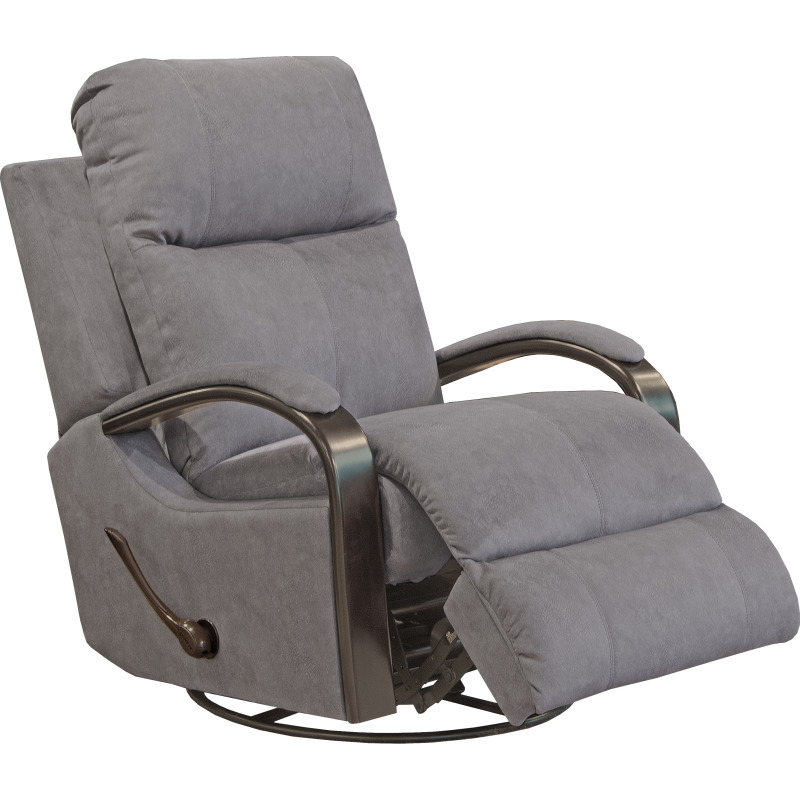 Niles Swivel Glider Recliner Graphite 47035279228 by Catnapper at