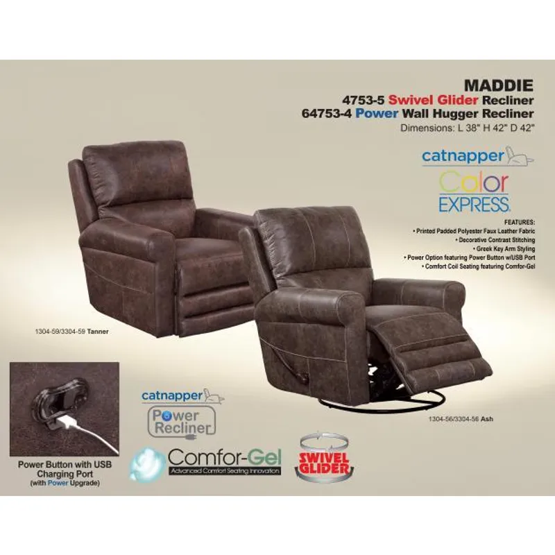 Power Wall Hugger Recliner