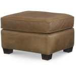 Century Trading Company PLR-69CO-TAN - Leather Chair With Ottoman