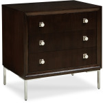 Details Case Details Three Drawer Nightstand