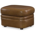 Century Trading Company PLR-67CO-HONEY - Leather Chair With Ottoman