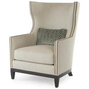Century Leather Townsend Wing Chair