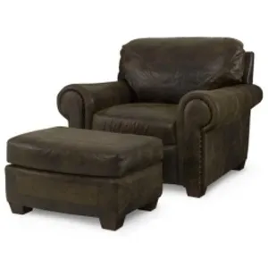 Bob Timberlake Upholstery Dr. Perryman Chair With Ottoman As Shown Only