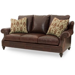 Century Leather Carmel Sofa