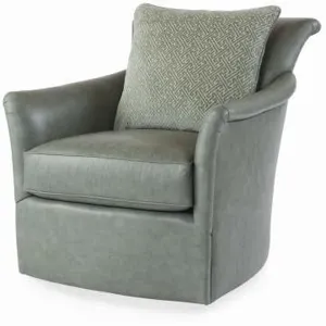 Century Leather Malibu Swivel Chair
