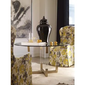 Tableaux Metal/Acrylic Dining Table Base For Glass Tops