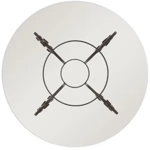 Tableaux 78G-981T-48 - 1/2" Round Tempered Glass Top