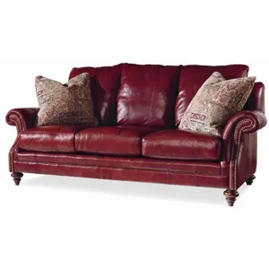 Century Leather Carmel Sofa