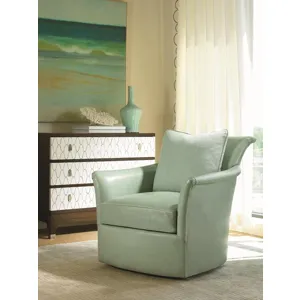 Century Leather Malibu Swivel Chair