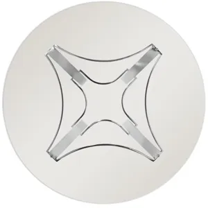 Tableaux 78G-981T-54 - 1/2" Round Tempered Glass Top