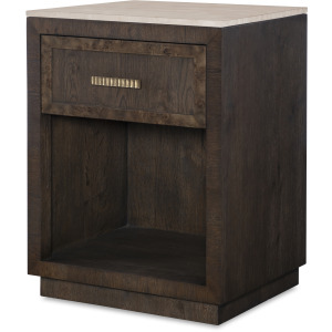 Monterey Small Nightstand & Stone-Dark