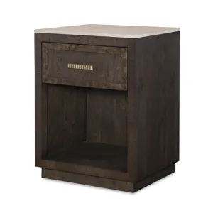 Monterey Small Nightstand & Stone-Dark
