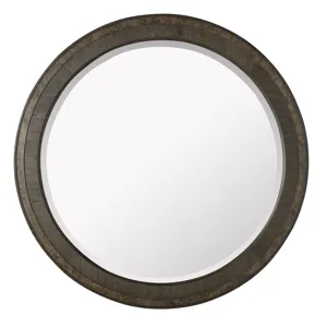 Monterey Round Mirror Hawthorne Dark