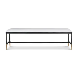 Monterey Upholstered/Metal Bench