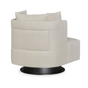 Century Chair Riposo Swivel Chair Metal Base