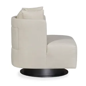 Century Chair Riposo Swivel Chair Metal Base