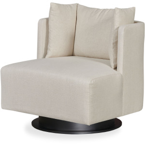 Century Chair Riposo Swivel Chair Metal Base
