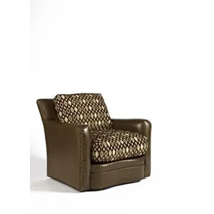 Century Leather Camden Swivel Chair (LR-17161)