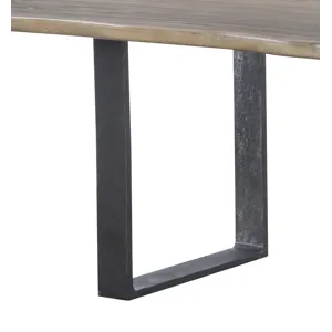 Details Dining Cast Iron Strap Dining Table Base(Set)