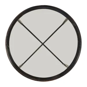 Details Occasional Logan Round Chairside Table Bronze