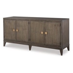 Carlyle 4 Door Credenza - Mink Grey