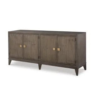 Carlyle 4 Door Credenza - Mink Grey