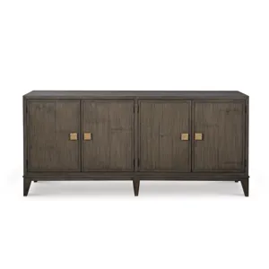 Carlyle 4 Door Credenza - Mink Grey