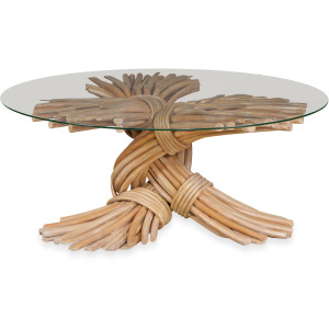 Curate Braided Knot Cocktail Table Limewash
