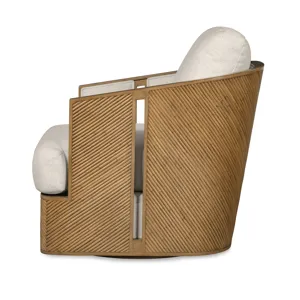 Curate Canna Swivel Lounge Arm Chair Aged R