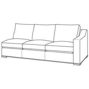 Outdoor Upholstery Armanti Outdoor Raf Sofa