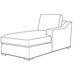 Outdoor Upholstery Armanti Outdoor Raf Chaise