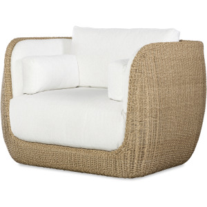 Outdoor Complements Soverato Outdoor Swivel Lounge Chair Natural