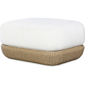Outdoor Complements Soverato Outdoor Ottoman Natural