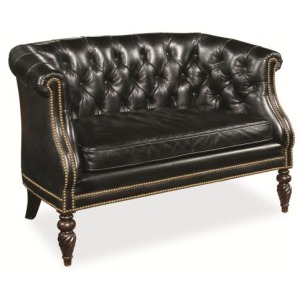 Century Trading Company Leather Love Seat