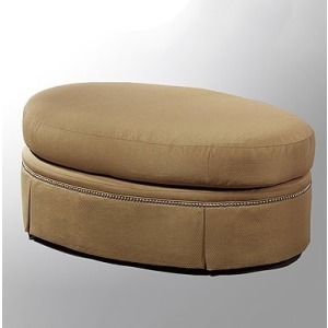 Elegance Kendra Skirted Ottoman
