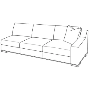 Century Studio Essentials Austin Raf Sofa