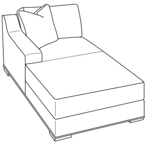 Century Studio Essentials Austin Laf Chaise