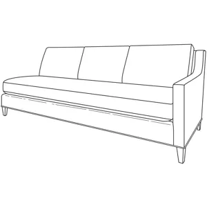 Century Studio Essentials Savannah Raf Sofa