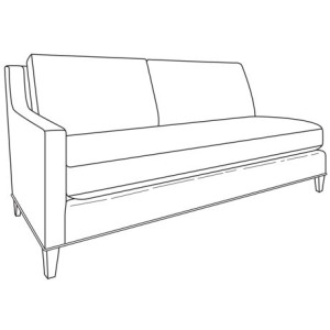 Century Studio Essentials Savannah Laf Loveseat