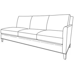 Century Studio Essentials Jordan Raf Sofa