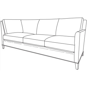 Century Studio Essentials Jordan Raf Corner Sofa