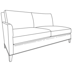 Century Studio Essentials Jordan Laf Loveseat
