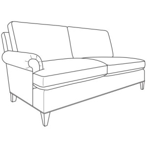 Century Studio Essentials Hartford Laf Loveseat