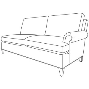 Century Studio Essentials Hartford Raf Loveseat