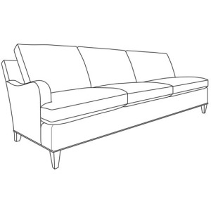 Century Studio Essentials Logan Laf Sofa