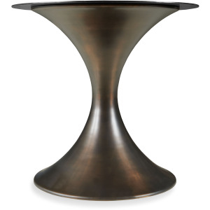 Details Live Edge Bronze Hourglass Pedestal (1 Base)