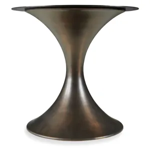 Details Live Edge Bronze Hourglass Pedestal (1 Base)