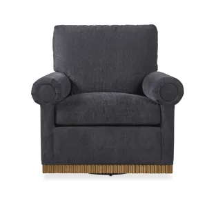 Century Leather Lena Swivel Chair