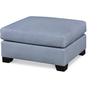 Nate Leather Ottoman